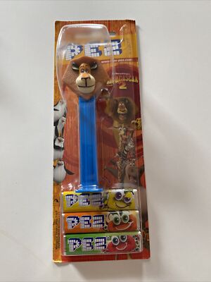 PEZ Candy & Dispenser Madagaskar 2  Löwe Neu und OVP Sammler