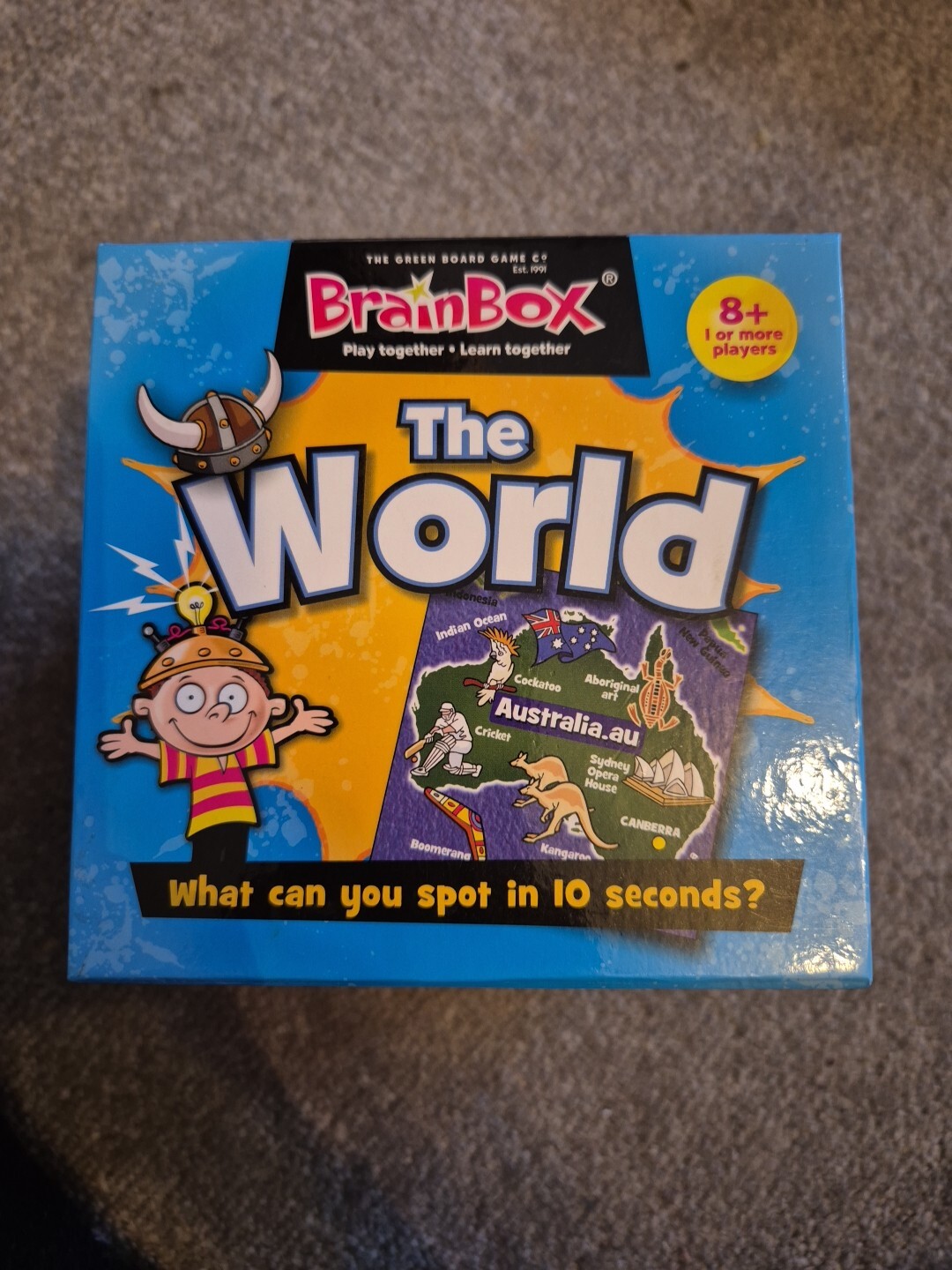 BRAINBOX -THE WORLD-THE GREEN BOARD GAME CO.