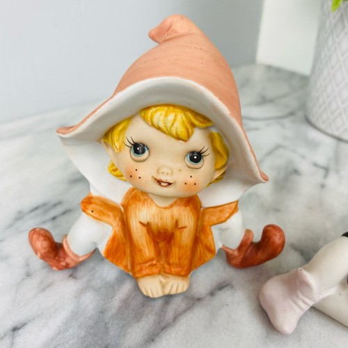 HOMCO Pixies Elves Fairies Figurines 5213 Set of 2 - Picture 3 of 8