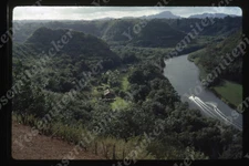 sl02 Original Slide 1980's Hawaii Wailua River Waimea Canyon 622a