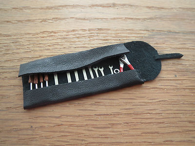 1/12 Ferrari Leather Tool Kit Roll Testarossa F40 Revell Monogram Kyosho Autoart