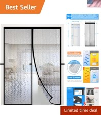 Waterproof EVA Magnetic Door Curtain 72"x82" - Efficient Temperature Protection