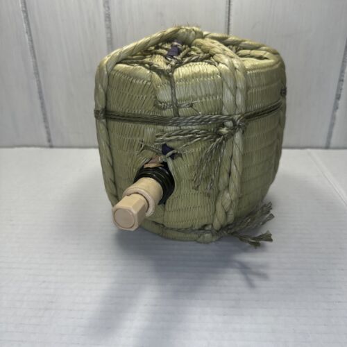 Vintage Sake Fass mit japanischer Schrift / Kanji ideal zur Dekoration - Bild 3 von 10