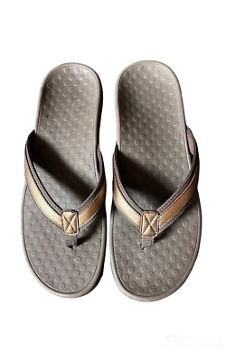 VIONIC Tide II Womans Sz 11 Orthaheel Orthaheel Arch Support Flip