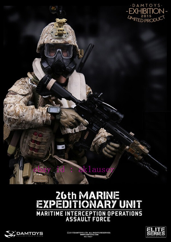 DAM TOYS 素体　USMC衣装付　1/6 DAMTOYS 1/6 78055 USMC Marine Corps Combat Diver Woodland