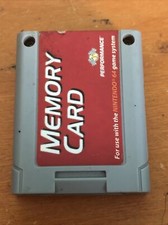 Performance Nintendo 64 N64 Memory Card New Battery P-302 free shipping gamer pt