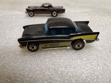 Mattel Hot Wheels 57 Chevy Black Side Pipes 1976 Vintage Yellow Stripe Die Cast Mattel Hot Wheels 57 Chevy Black Side Pipes 1976 Vintage Yellow Stripe Die Cast