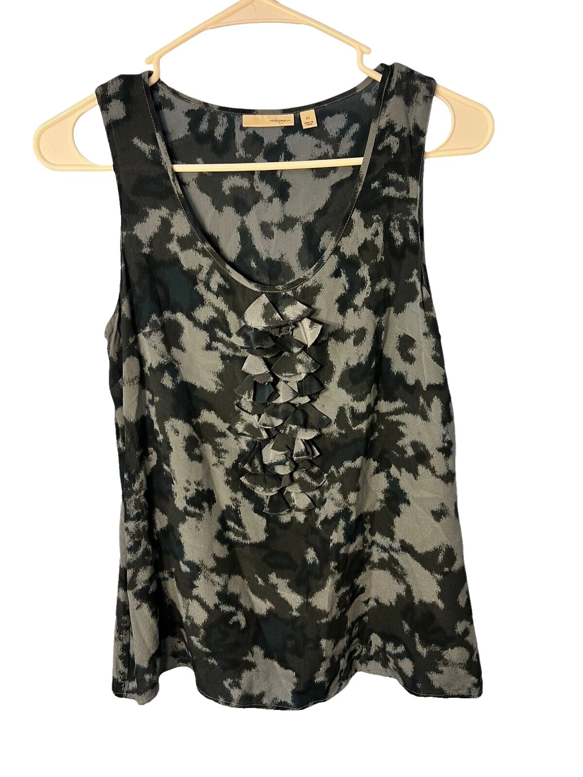 Prendas para mujer sin mangas de seda halógena