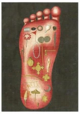 Postcard The Foot of Rama - Illustration from the Adhyatma Ramayana MINT