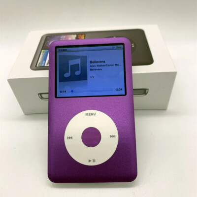 Apple iPod Classic 7. Generation Lila Weiß 2TB Purple, 1 JAHR HÄNDLER GARANTIE 