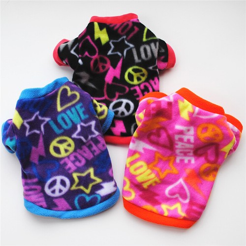Pile Abbigliamento Animali Domestici Caldo Cane Gatto Maglione Invernale Cucciolo Giacca T C8 - Foto 7 di 41