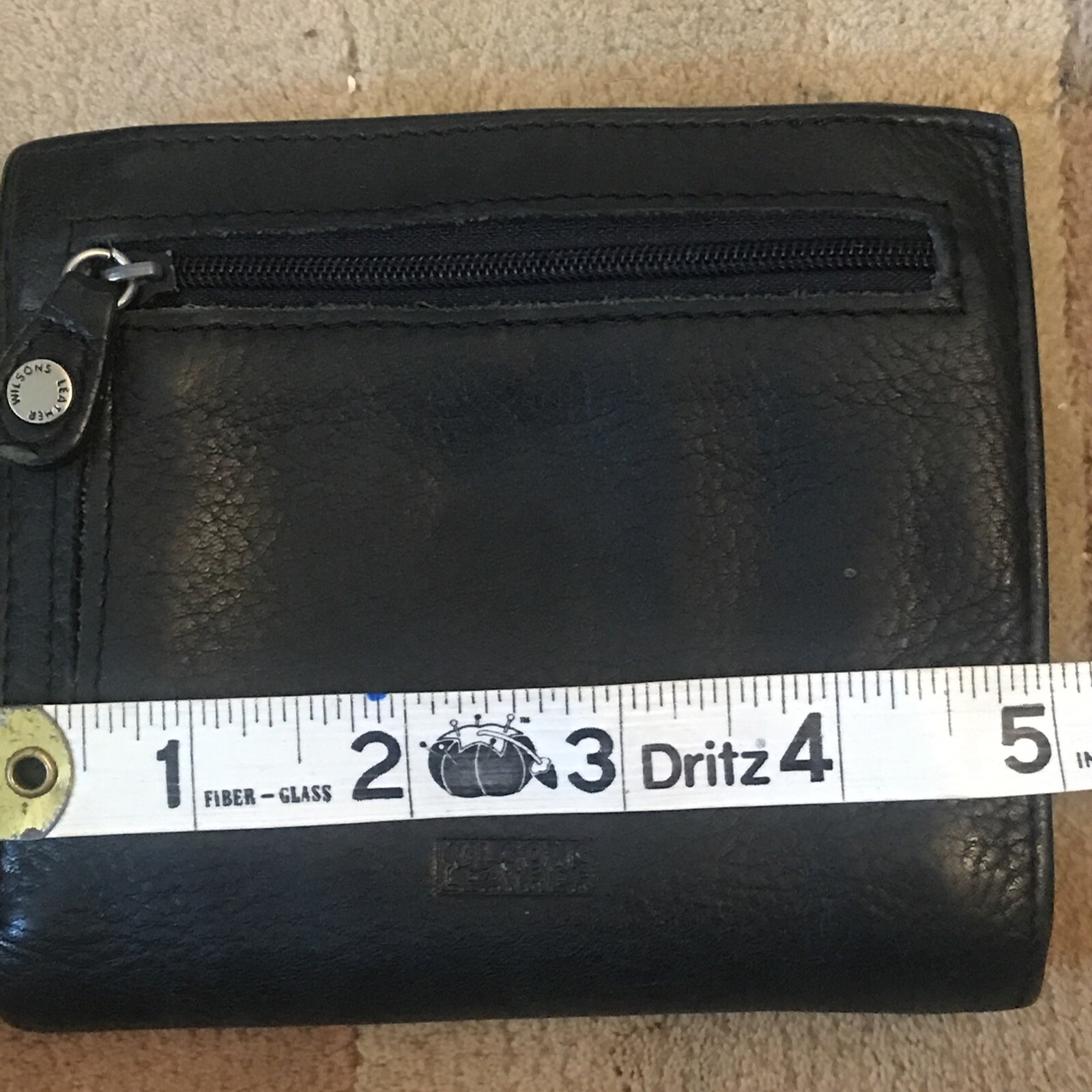 Wilsons Leather Black Leather Bifold For Parts, Repair, Use As Is eBay