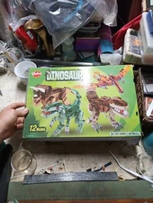 🔥🔥Vatos Dinosaur Building Toy 612001 Building Block Set PRE OWNED COMPLETE