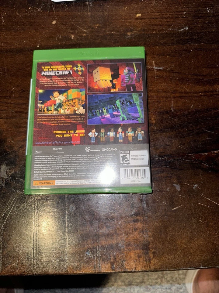 Minecraft Story Mode Unopened Xbox 1 Sealed - Image 3 of 4
