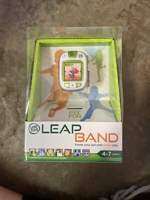 New LeapFrog Leap Band Green Activity Tracker Leap Frog Interactive Smartwatch