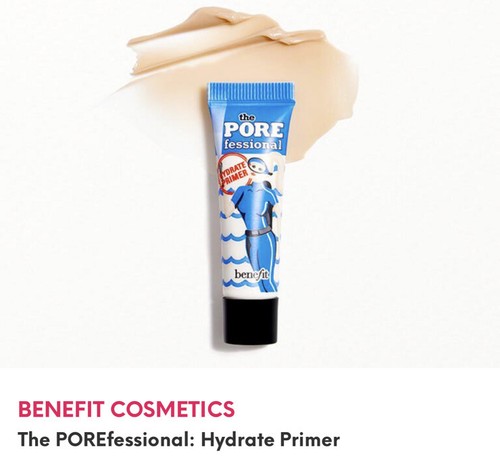 X2 Benefit The POREfessional HYDRATE Pore Minimizing Primer 3ml/.1oz Travel Size - Picture 2 of 7