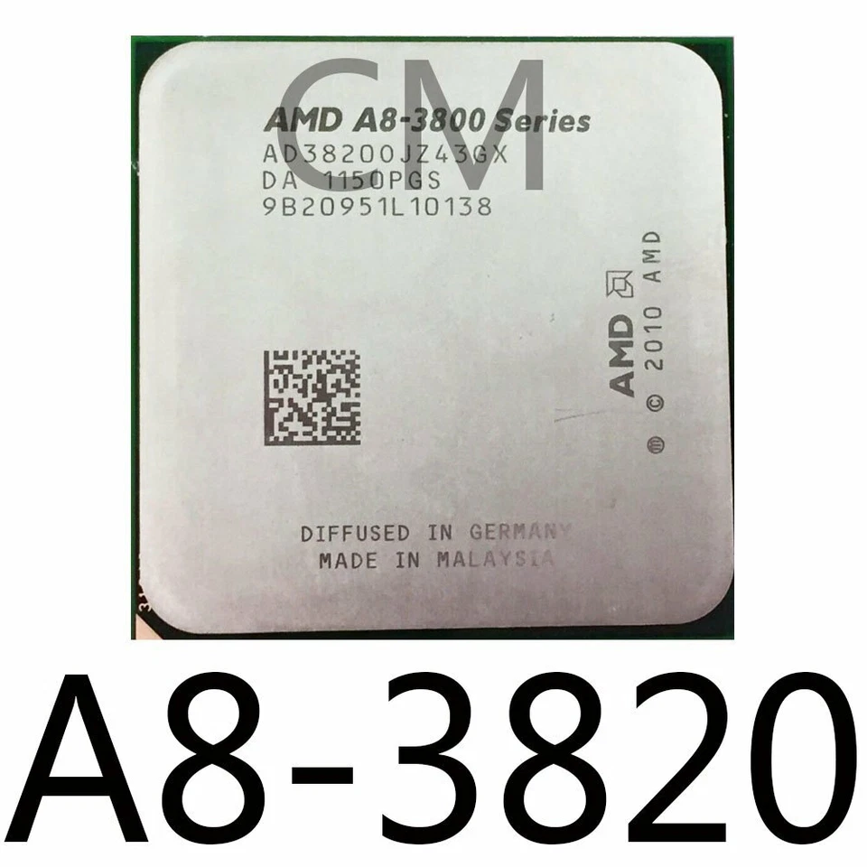 AMD A8-3800 A8-3820 A8-3850 A8-3870K A8-5500 A8-5600K CPU Processor - Image 3 of 4