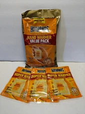 HOTHANDS Hand Warmer Value Pack + 3 pkgs Super Warmers Sealed Ready to Use