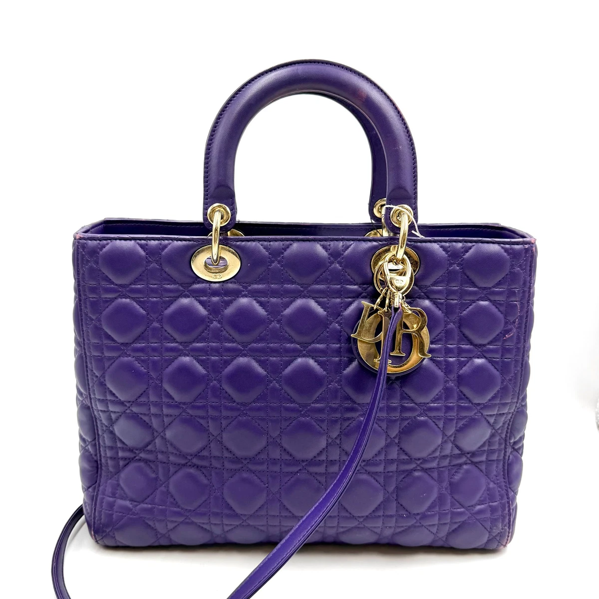 Dior Leather Exterior Purple Bags & Handbags for Women for sale | eBay