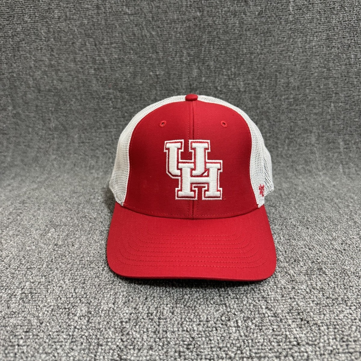'47 Brand Houston Cougars Trucker Snapback Red White One Size NCAA Hat