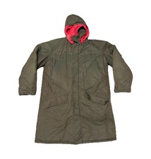 Vtg 1950's LL Bean Woods Arctic Brand Parka Jacket Military Green Hooded Mens XL