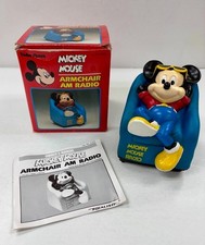 Sillón Radio Shack Mickey Mouse radio AM gato. No. 12-910 - Funciona