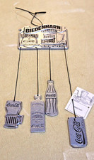 Carson Coca Cola Windchime Solid Pewter Coke Soda Pop Pewter Windchime