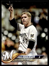 2018 Topps Chase Anderson Milwaukee Brewers #54