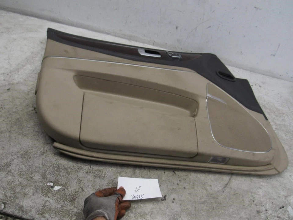 2013 Hyundai Equus left driver front door interior trim panel window switch card — 第 4/4 张图片