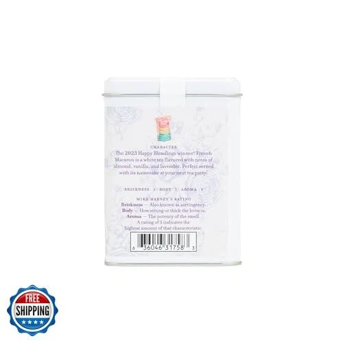 Harney and Sons French Macaron, White Tea, 20 sachet tin - Image 3 of 4