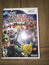 Super Smash Bros Brawl Nintendo Wii OEM Replacement Case Cover Art No Game
