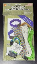Parachute Cord Action Pack And Project Book 3 Colors Paracord w/ Buckles NIP