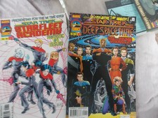 Vintage Star Trek Marvel  2 Comic Books Starfleet Academy & Deep Space Nine 1996