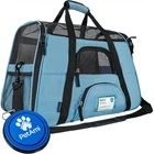 Airline Approved Pet Carrier Soft Sided TSA Travel Bag For Cats Small Dogs Kitty