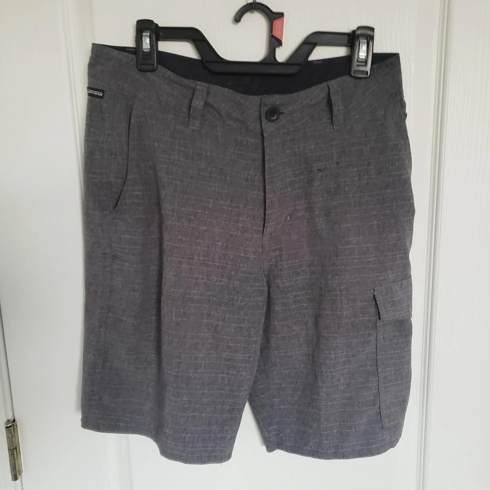 Vans Vanphibian Men's Gray Hybrid Shorts Size 30 Water Resistant Swim Beach