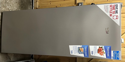 Beko Silver Frost Free Upright Freestanding Freezer 4 Drawer Quick Freeze