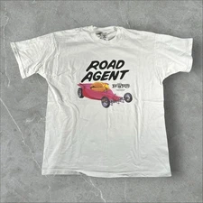 Vintage Ed Big Daddy Roth T-Shirt Mens XL White Road Agent Kustom Hot Rod 1996