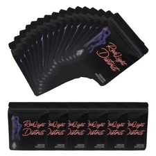 100x 3.5g Mylar Bags | Airtight & Smell Proof | Resealable Zipper Pouches