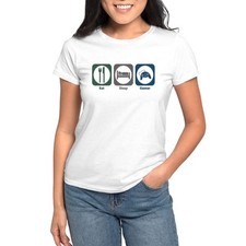 CafePress Eat Sleep Gamer Women's T Shirt Women's T-Shirt 252157298 