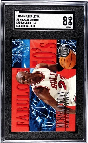 1995-96 Fleer Ultra Michael Jordan Fabulous Fifties 50's Gold Medallion Pop 2