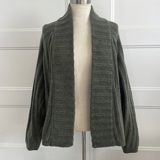 Lululemon twin rib sweater wrap cardigan olive green medium