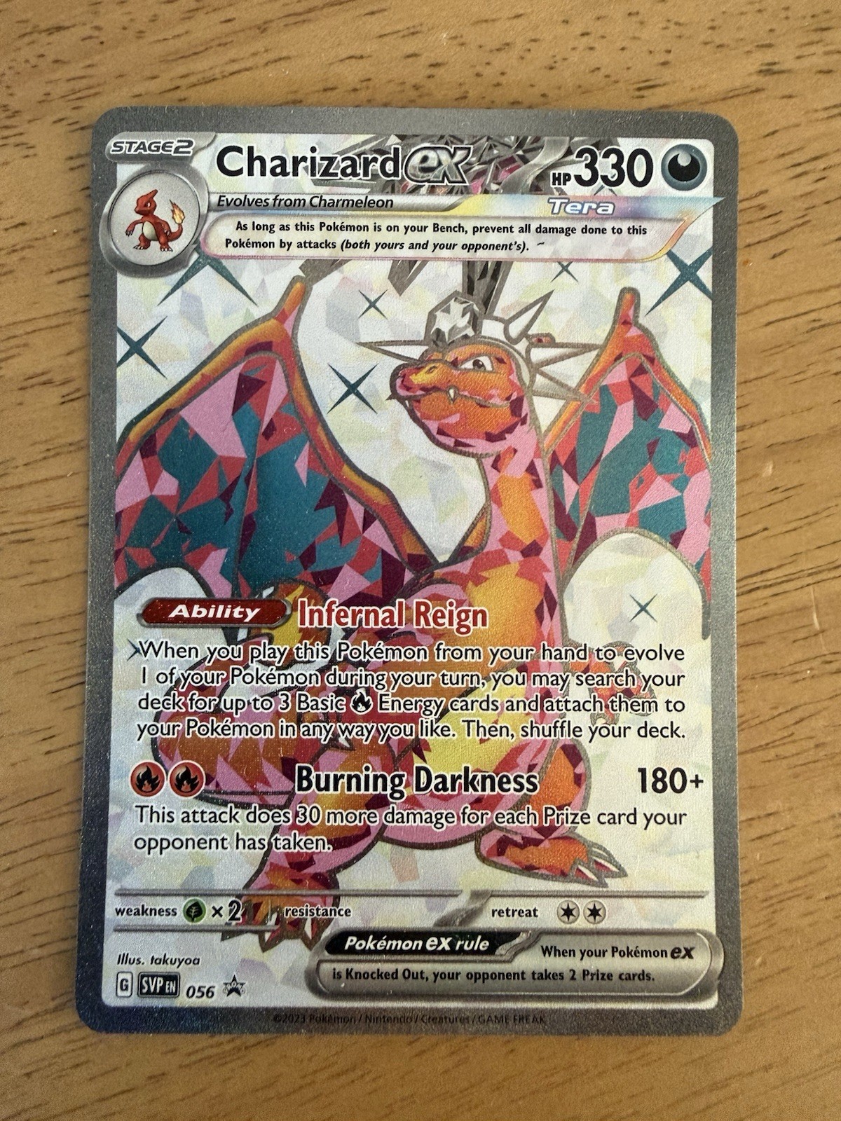 Charizard ex 056 Sv: Scarlet & Violet Promo Cards Holo