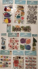 Lot Of 11 JOLEE'S BOUTIQUE Dimensional Scrapbooking Stickers MIX