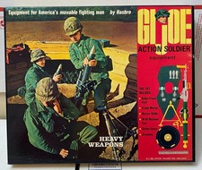 Vintage 1964 Hasbro GI Joe Action Soldier Heavy Weapons set Photo Box rare 7538