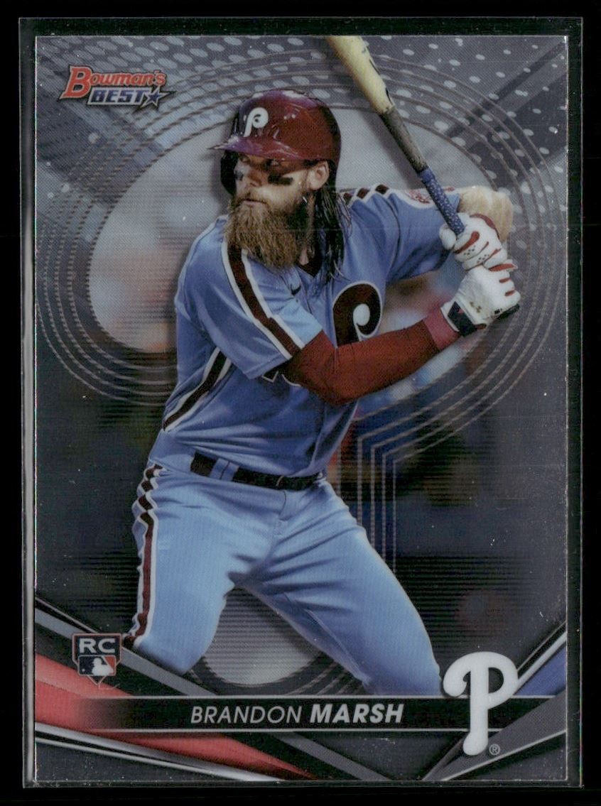 Brandon Marsh Rookie 2022 Bowman's Best Philadelphia Phillies #51