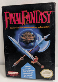 Final Fantasy Nintendo Entertainment System NES Complete In Box Authentic 1990