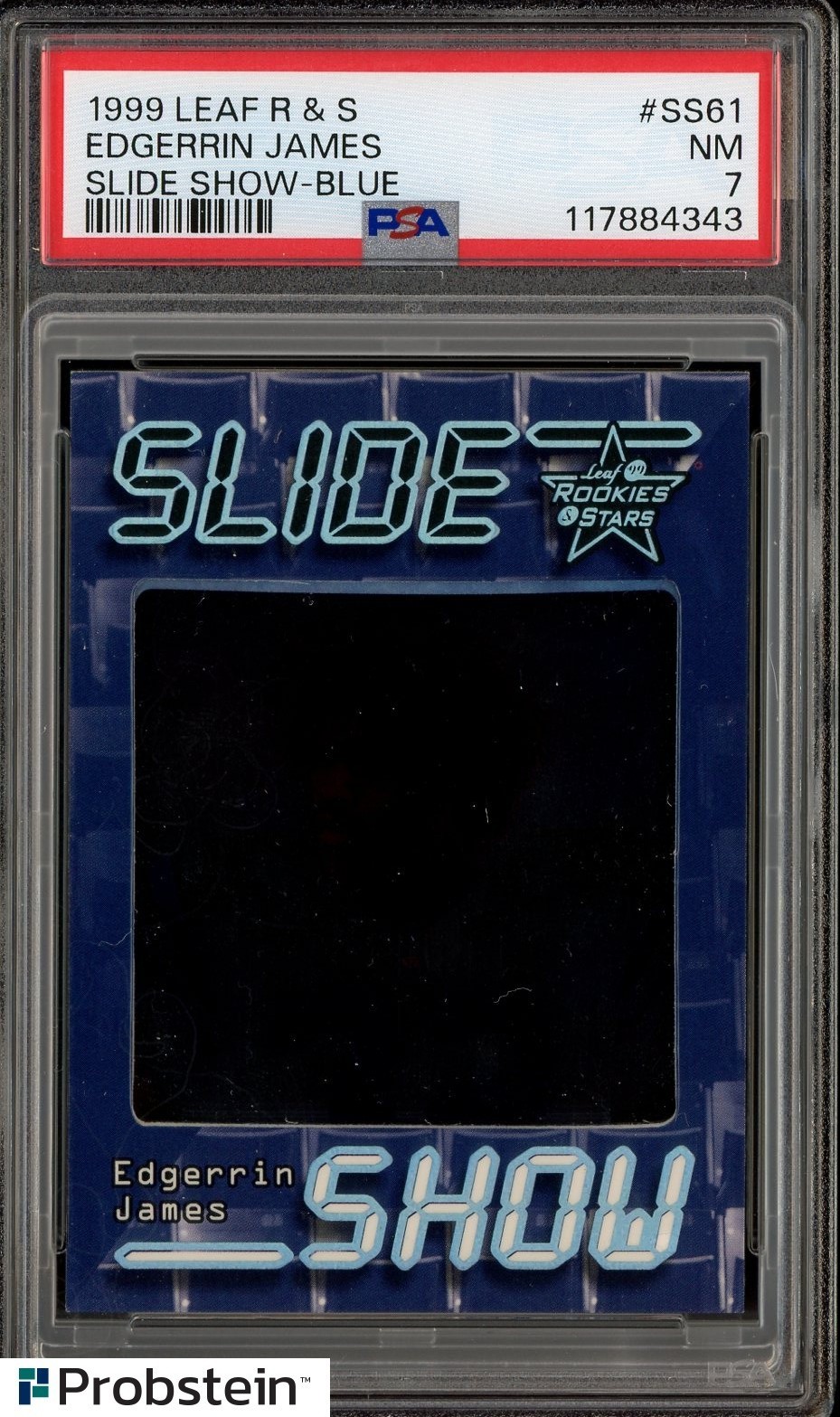 Edgerrin James Leaf R & S Slide Show #SS61 Blue