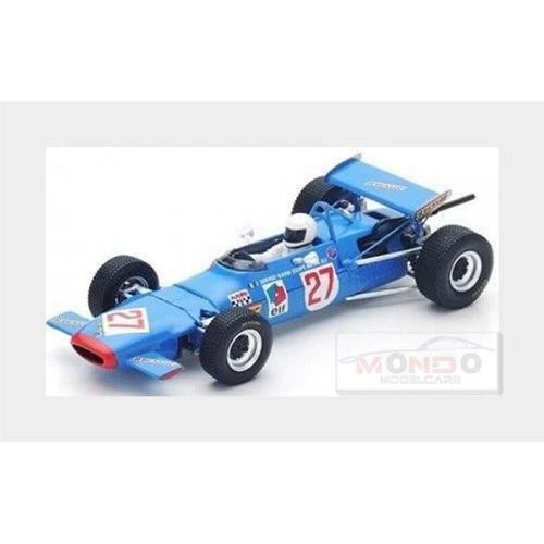 1:43 Spark Matra Ms7 #27 German F2 Gp 1969 Johnny Servoz-Gavin Blue S4291 Modell - Immagine 2 di 2