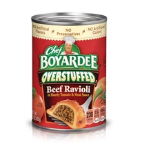 (12 Pack) Chef Boyardee Overstuffed Beef Ravioli in Tomato Meat Sauce, 15 Ounce