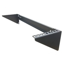 3U Vertical Wall Mount Patch Panel Bracket Steel Rack Fits 19 Inch Server